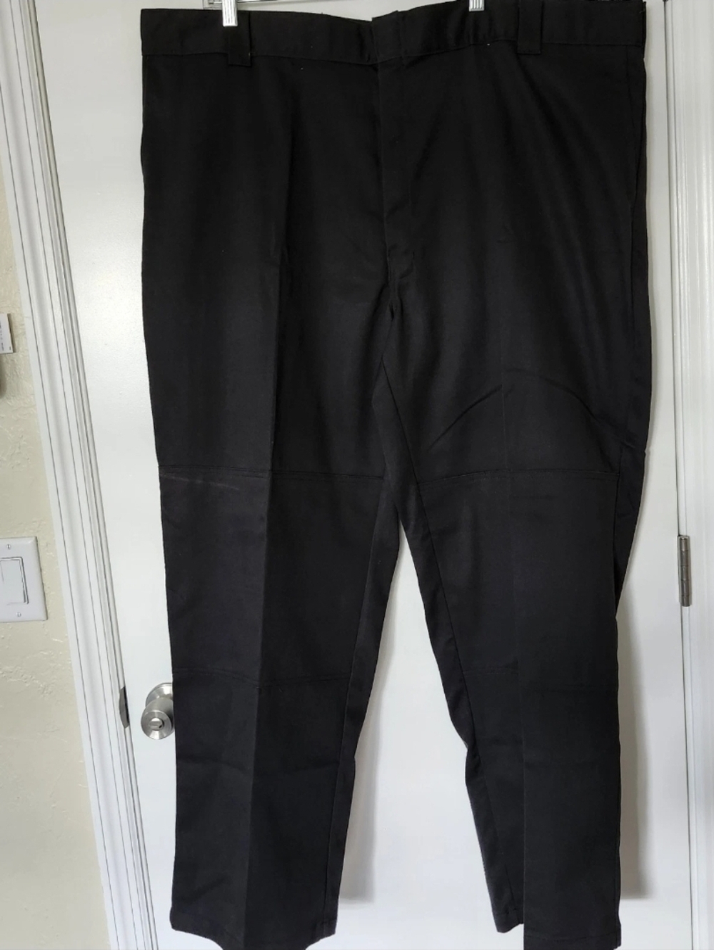 NEW Dickies Men's Double Knee Work Pants Loose Fit Cell Phone Pocket Black 48x32 - Picture 2 of 8